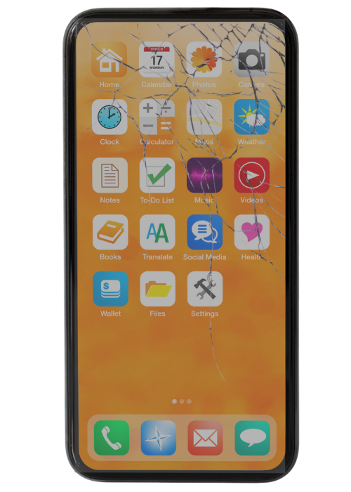 Téléphone cassé